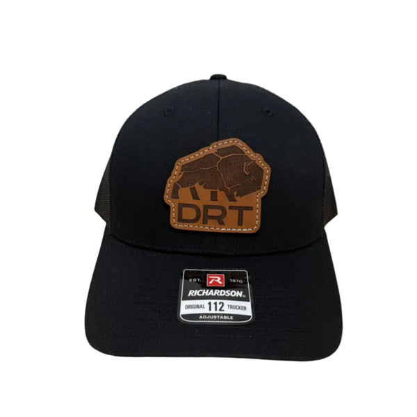 DRT Logo Leather Patch Hat