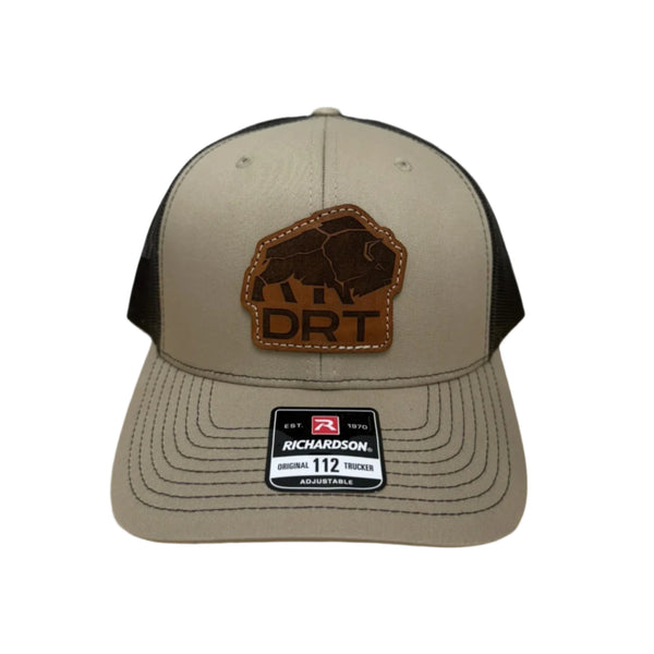 DRT Logo Leather Patch Hat