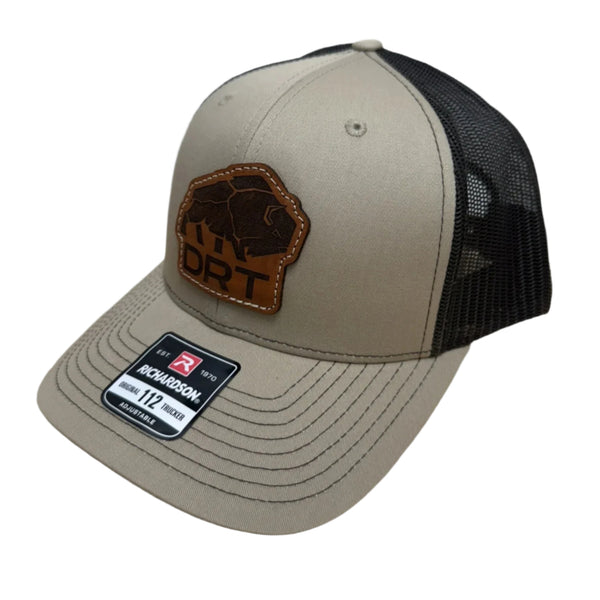 DRT Logo Leather Patch Hat