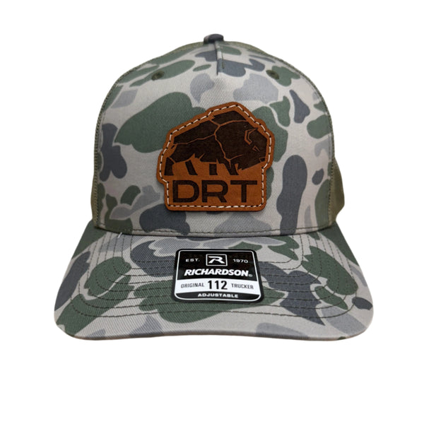 DRT Logo Leather Patch Hat