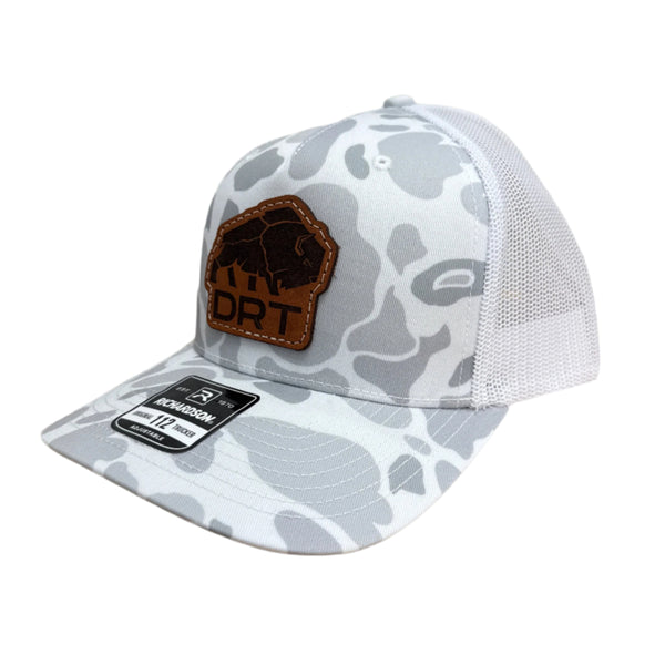 DRT Logo Leather Patch Hat