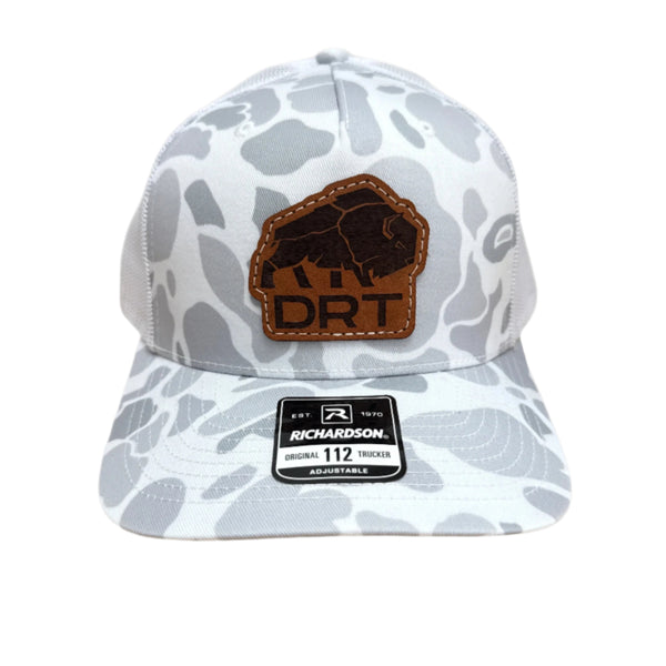 DRT Logo Leather Patch Hat